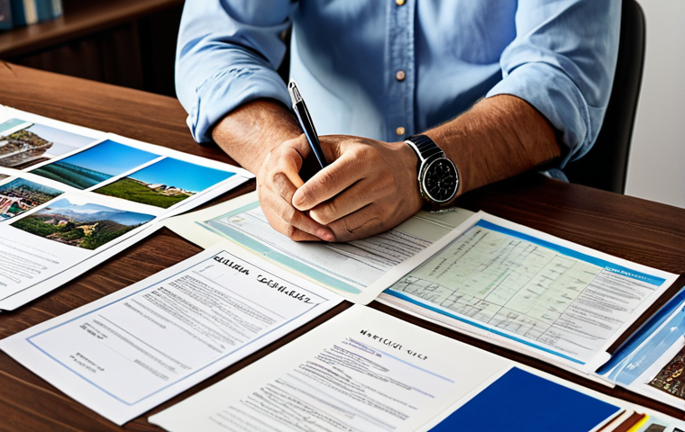 Budgeting & Values**
"A person at a desk reviewing financial documents, surrounded by family photos and travel brochures, representing their values. The scene should be bright and well-lit, suggesting organization and clarity. fully clothed, appropriate attire, safe for work, perfect anatomy, natural proportions, professional, family-friendly"
**